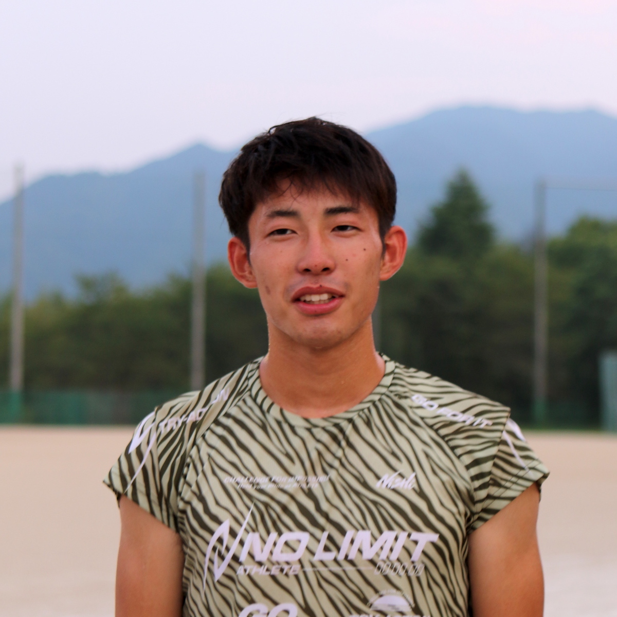 陸上少年男子　インターハイのリベンジ　神徳元太（大分雄城台３年）