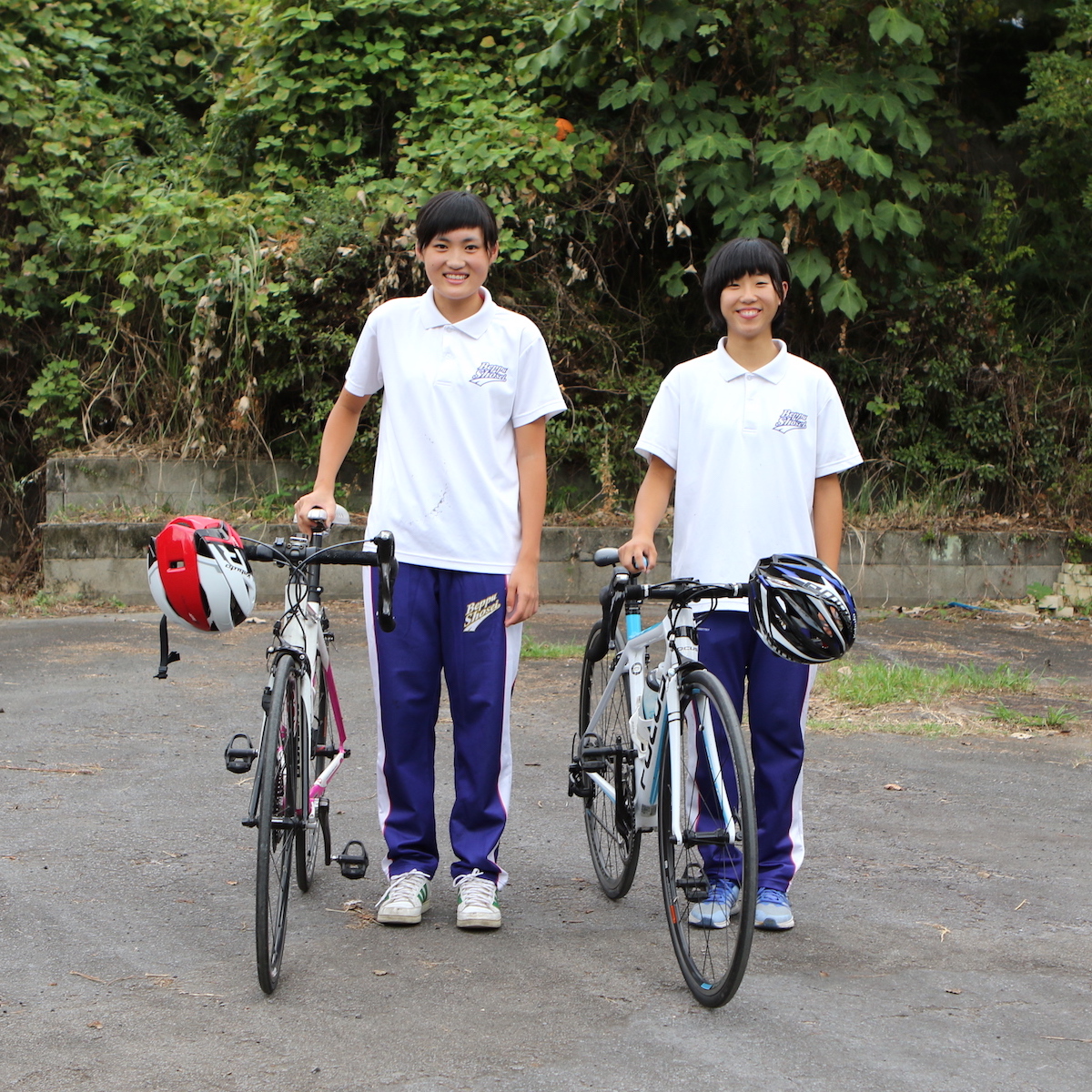 自転車女子　仲良し２人が全国舞台で成長を続ける