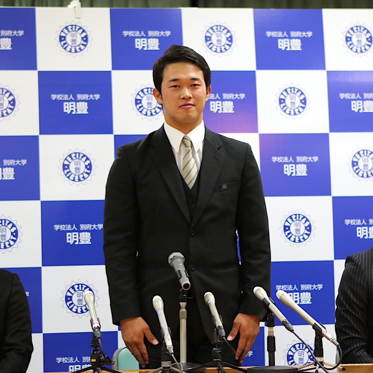 浜田太貴（明豊高校３年）　ドラフト４位でヤクルトへ　フルスイングで勝負