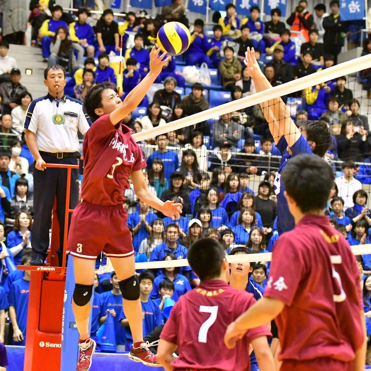 春の高校バレー県予選・男子 エース不在をプラスに変え、別府鶴見丘が３連覇達成
