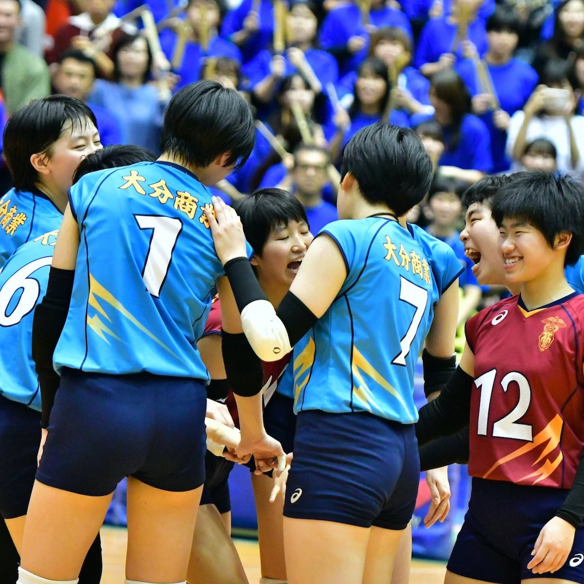 春の高校バレー県予選・女子　大分商業　２つの光が輝くも、タイトルは遠かった