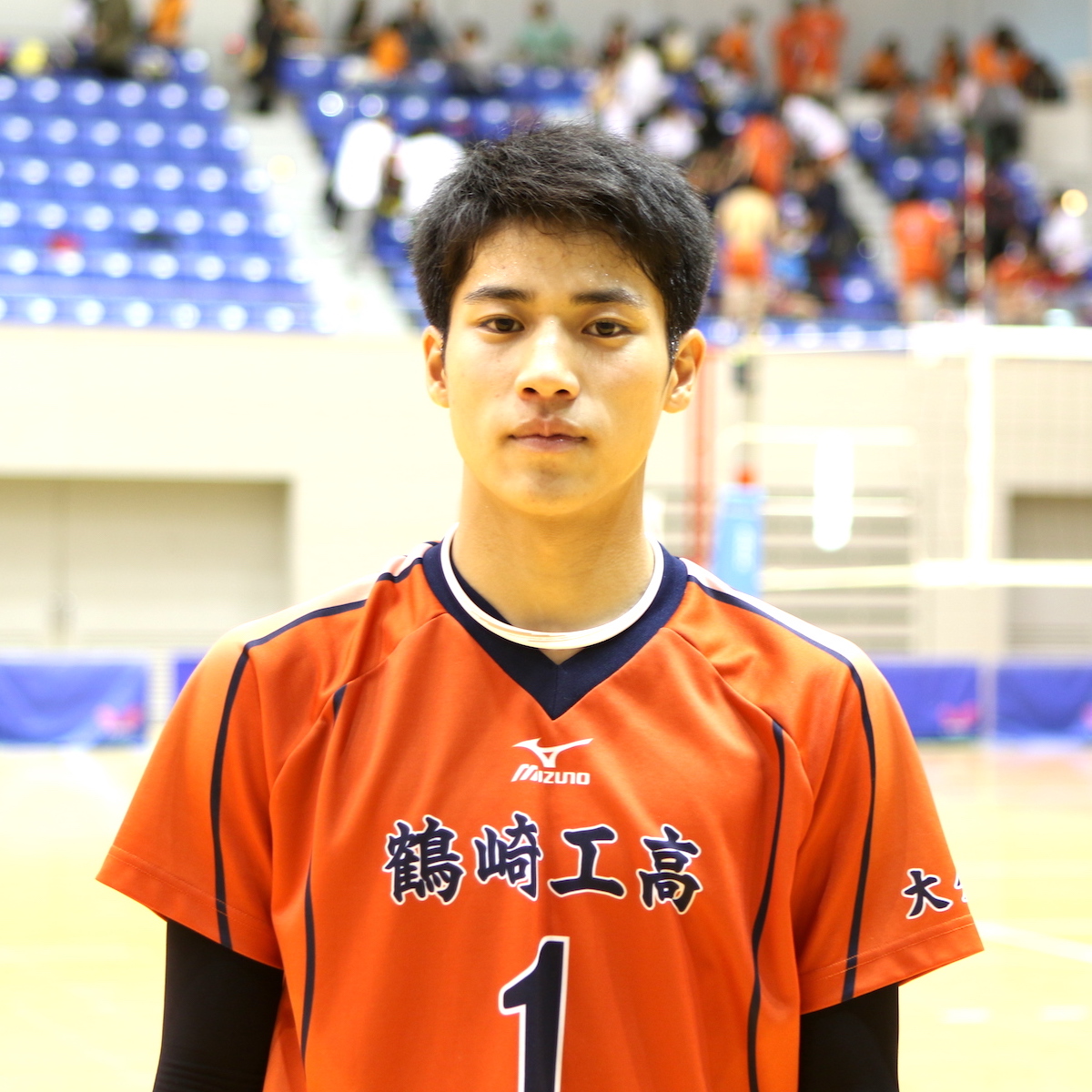 鶴崎工業高校バレーボール部　上野孝輝（３年）　file.147