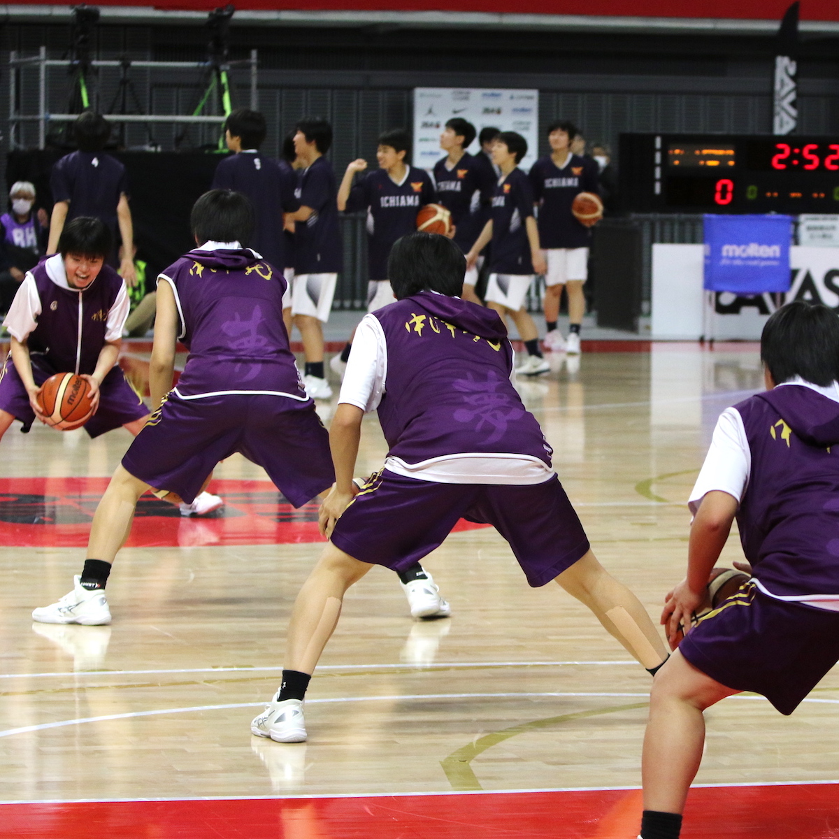 全国高校バスケットボール選手権大会・女子　中津北　出だしでつまずき、初戦敗退