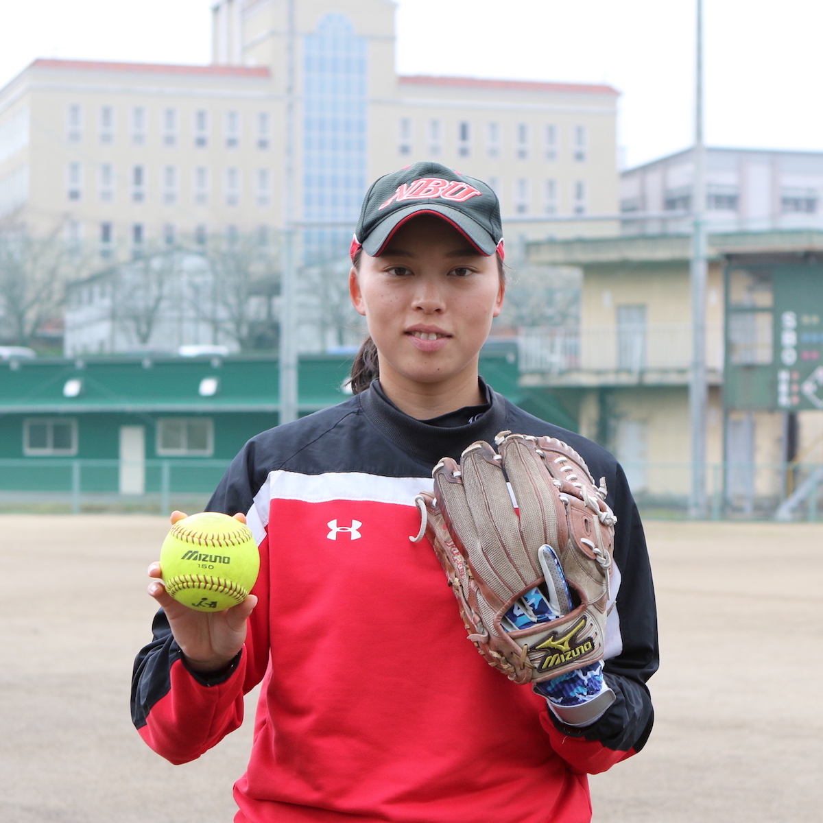 スター候補生インタビュー④　ソフトボール　阿南恵子（日本文理大学４年）
