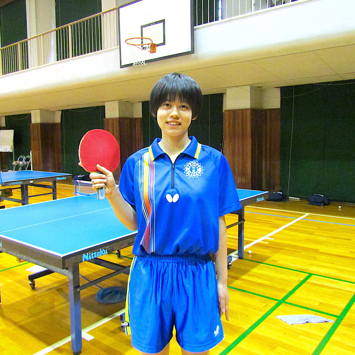 明豊高校卓球部　渡辺美紗（２年）　file.173