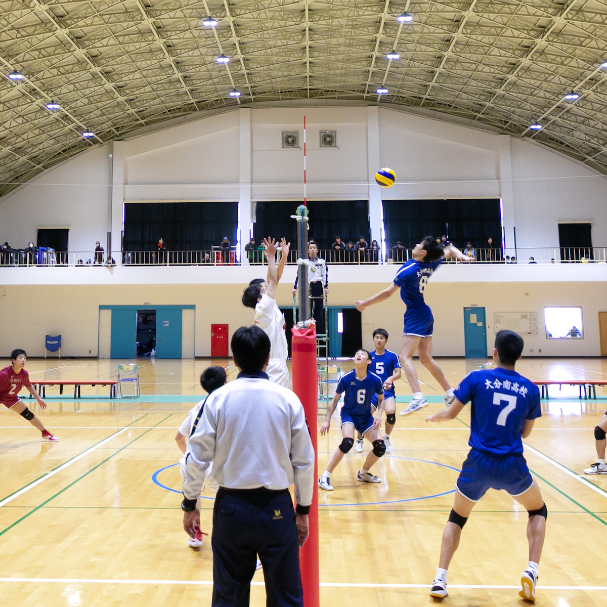 県高校新人バレーボール大会男子　優勝を逃すも課題が明確になった大分南
