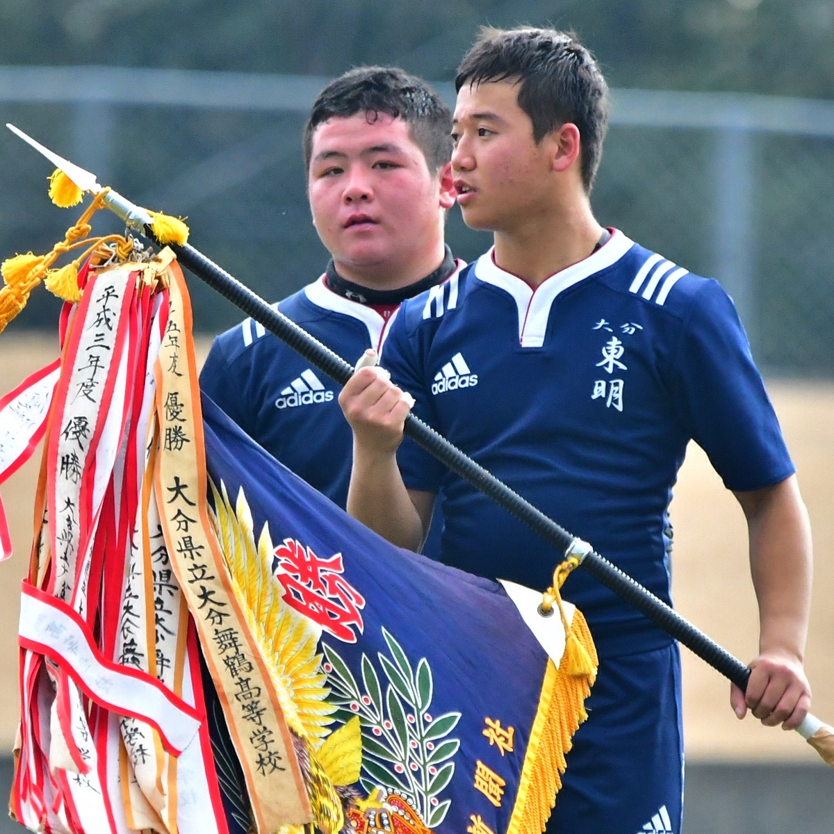 県高校新人ラグビー大会　大分東明が圧勝し、念願の初優勝