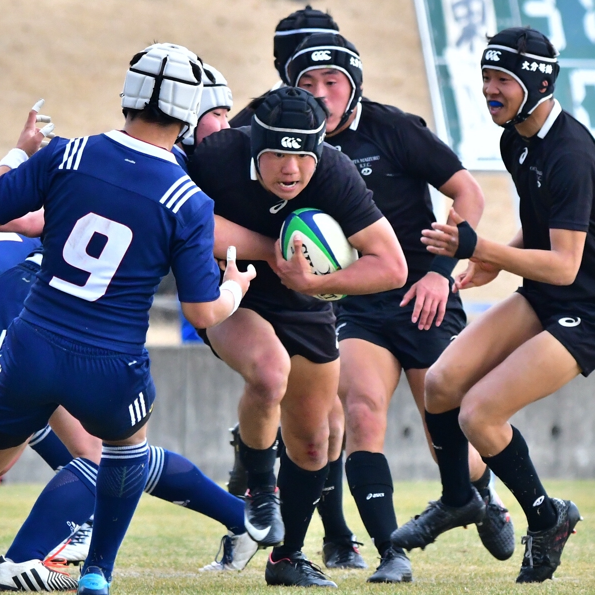 県高校新人ラグビー大会　大分舞鶴、無念の準優勝