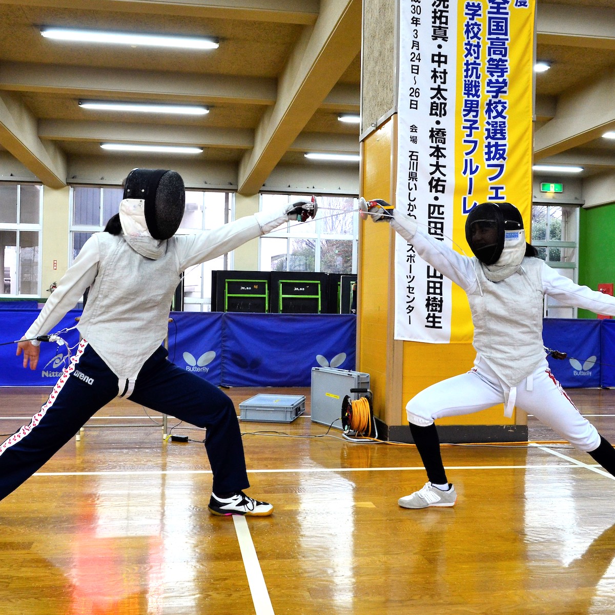 フェンシング女子　大分豊府　成功体験が大きな可能性を生む