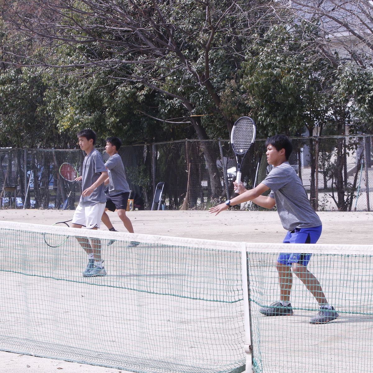 テニス男子団体戦３位　大分舞鶴　勝ち上がることで力をつけ頂点に近づく