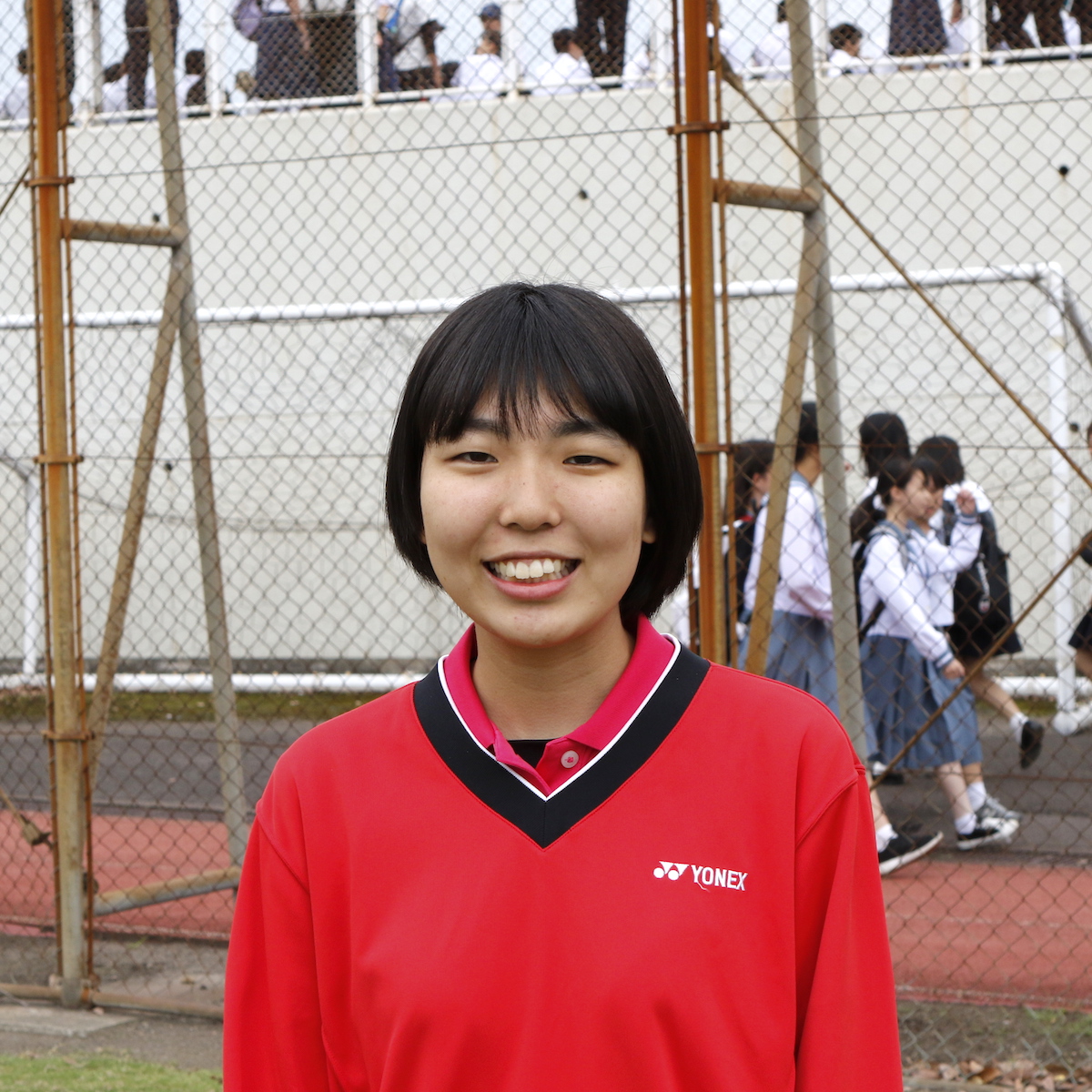 安心院高校ソフトテニス部　小野瑞季（３年）　file.204
