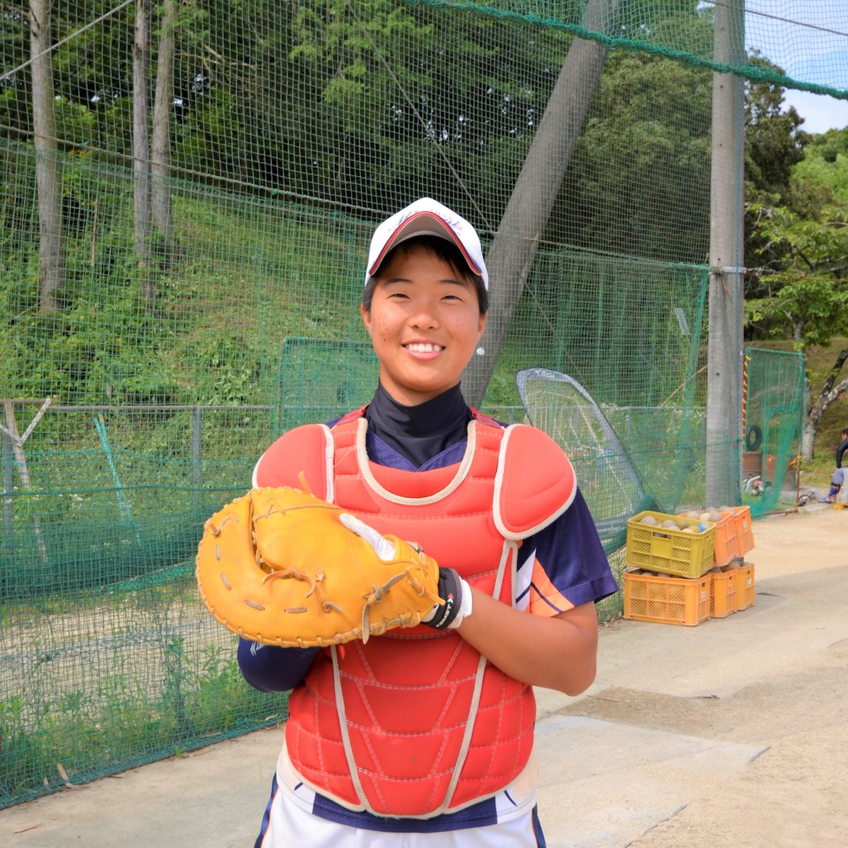 大分南高校ソフトボール部　橋本花音（２年）　file.219