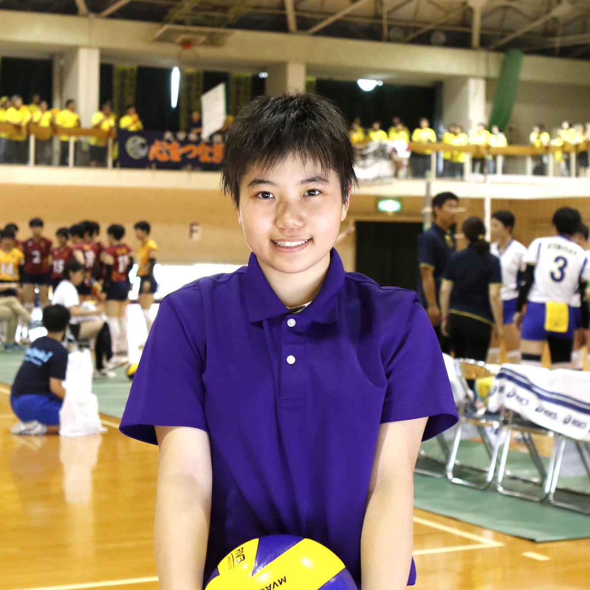 日田三隈高校バレーボール部　江藤七珠（３年）　file.222