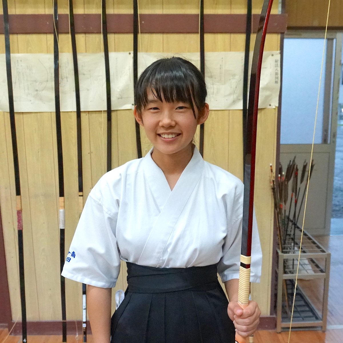 大分南高校弓道部　高田萌咲（３年）　file.226