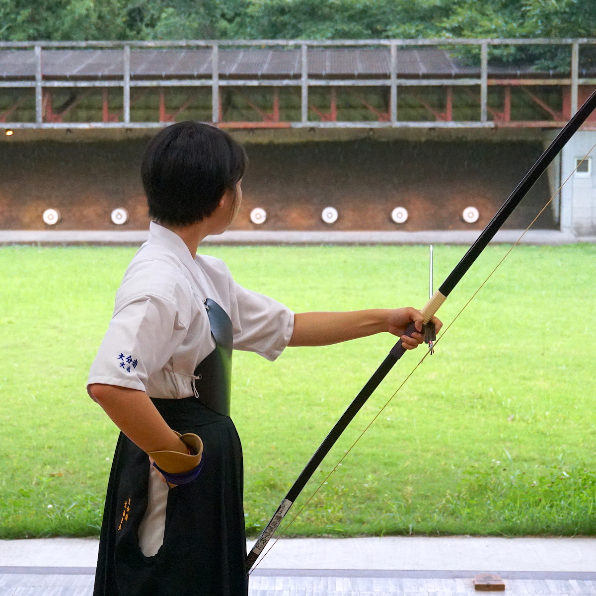 弓道女子　大分南　集中力を研ぎ澄まし、狙うはベスト８