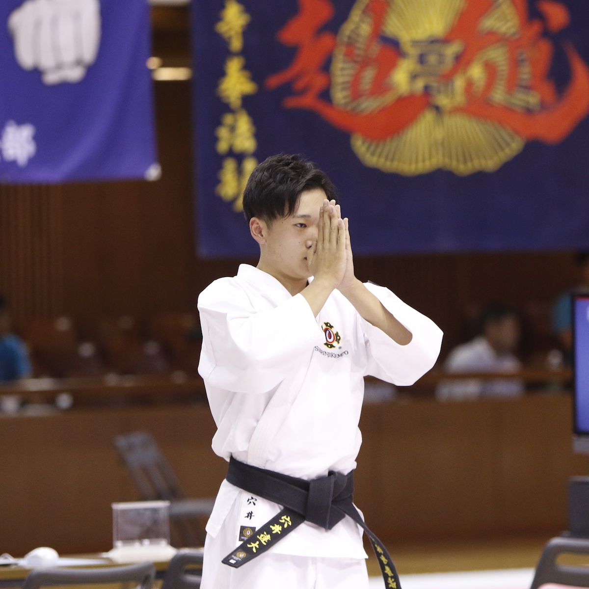 少林寺拳法　ファイナリストとなった穴井達大（玖珠美山）　全国高校総体2019