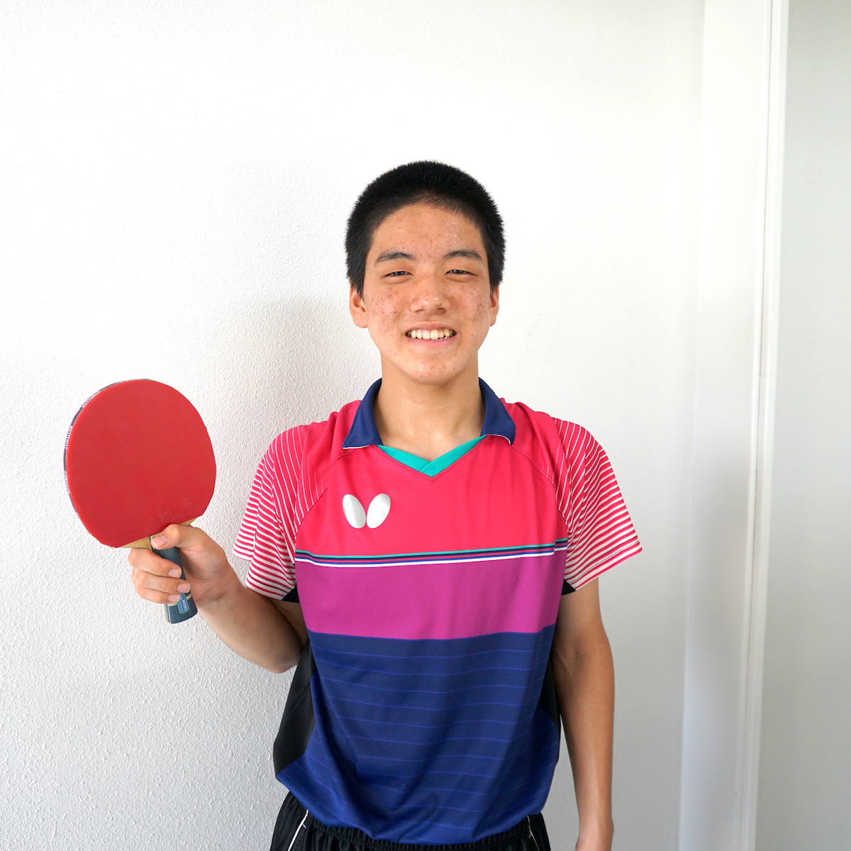 明豊高校卓球部　田原翔太（１年）　file.229