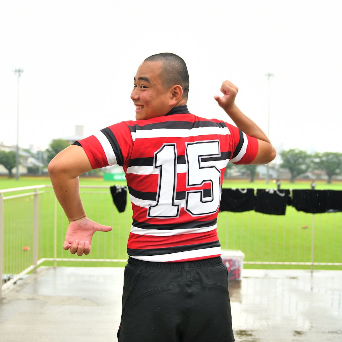 ラグビーW杯まで15日　ＮＳぶんごＲＦＣ　田辺悠颯（大東中学３年）