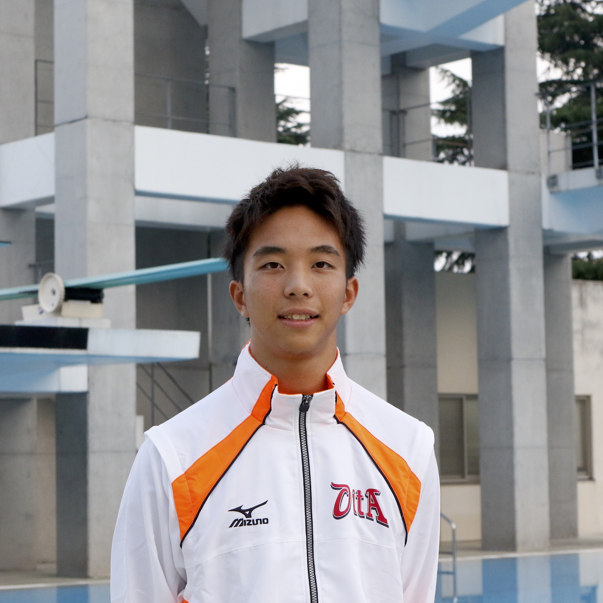 飛び込み　少年男子　尽きない向上心。全国総体優勝の山本馨（別府翔青２年）がさらなる高みへ