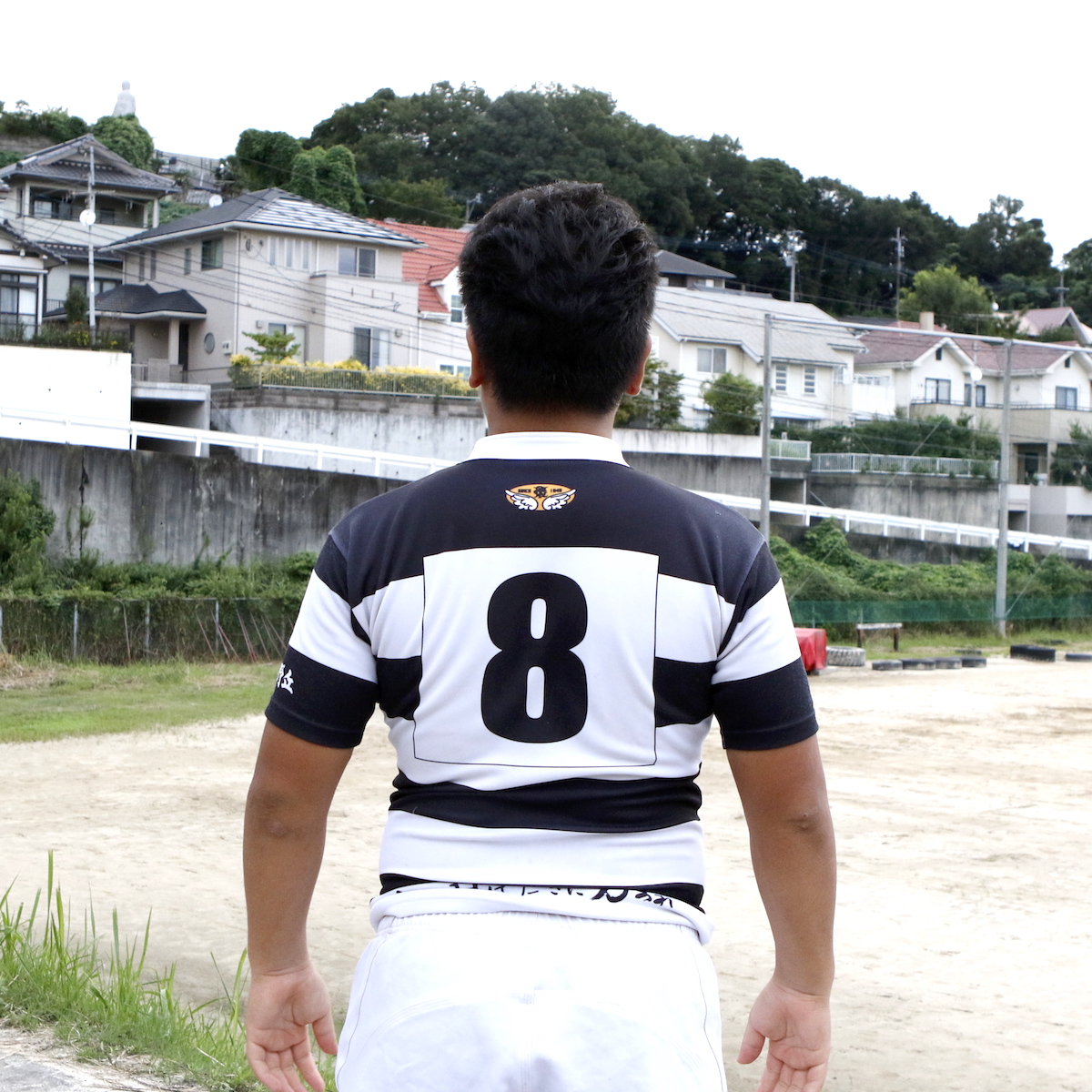 ラグビーW杯まで８日　大分上野丘高校ラグビー部　岩田幸樹（３年）