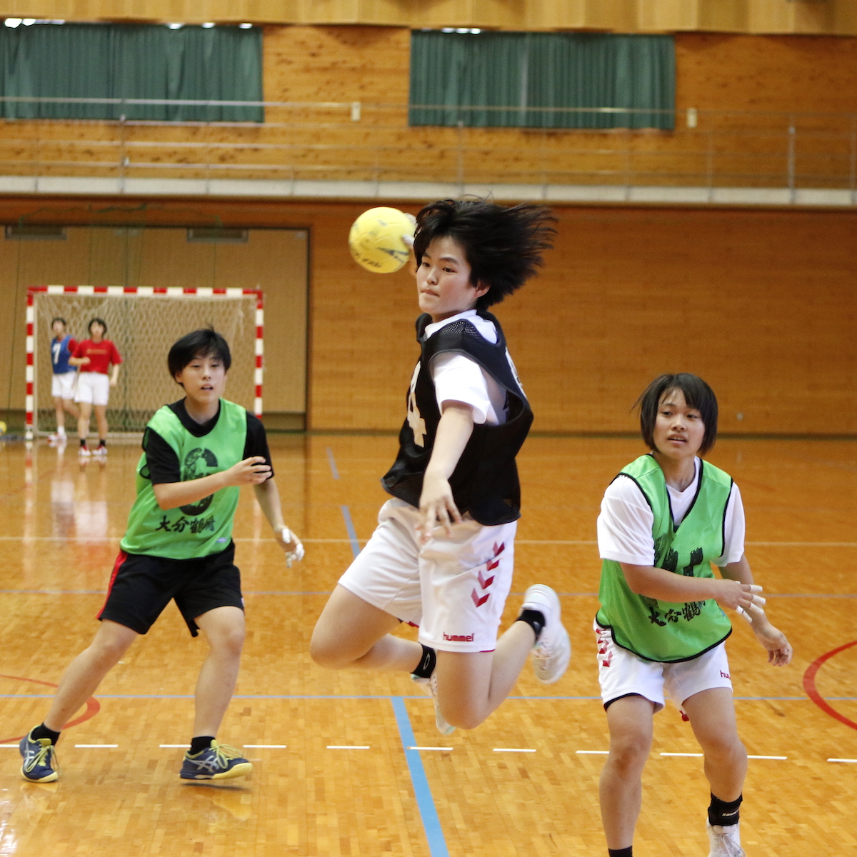 ハンドボール　少年女子　日本一目指し、生まれつつある一体感