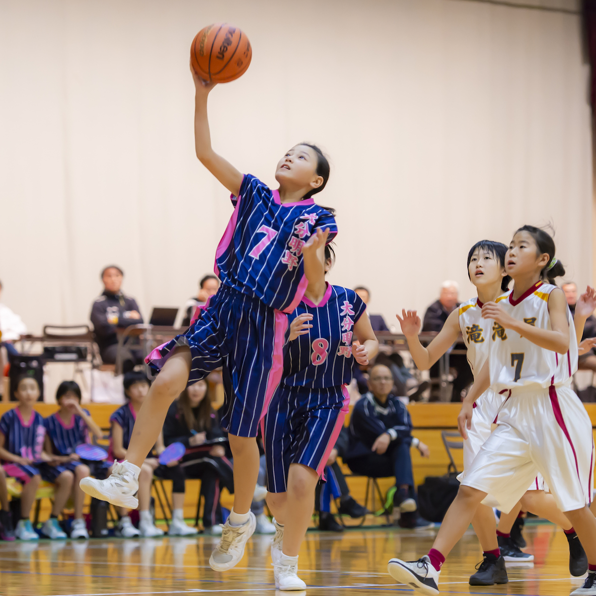 ミニバスケ女子　準優勝の明野　九州大会は次へのステップに