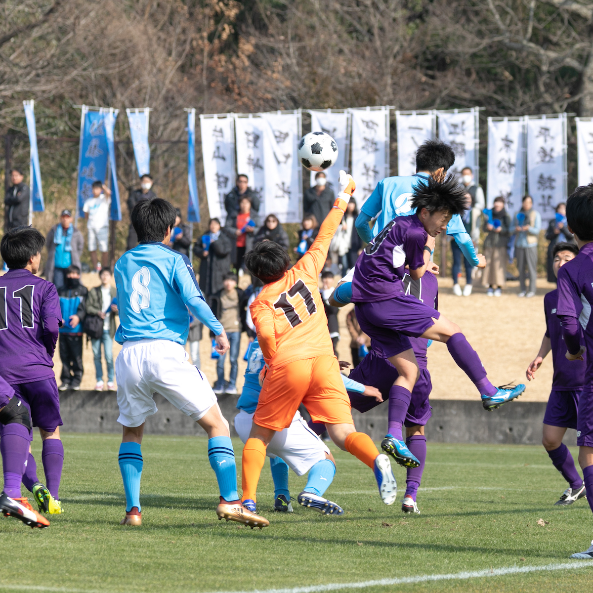 県高校新人大会　サッカー男子　大分西が７年ぶり２回目の栄冠