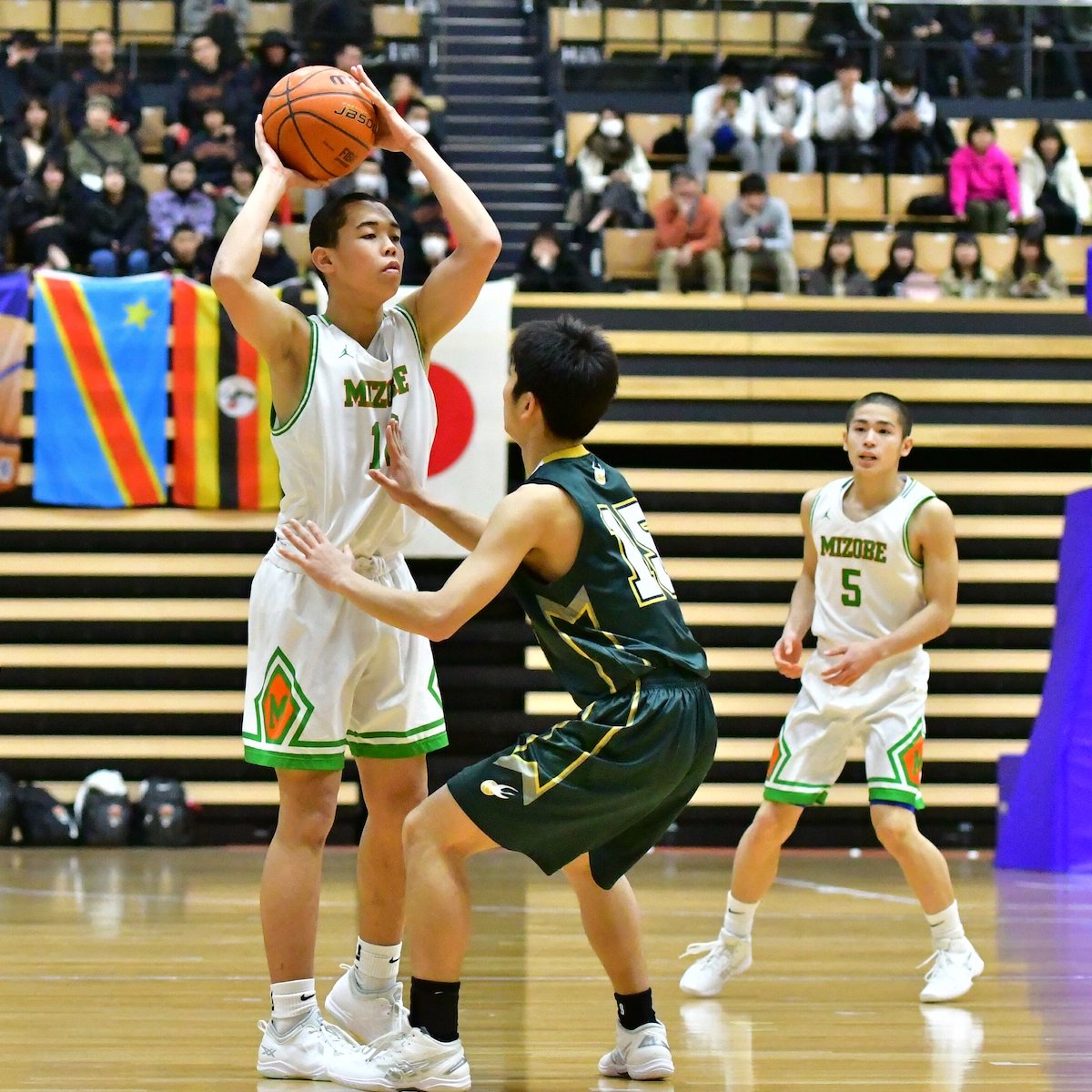 県高校新人大会　バスケットボール男子　別府溝部学園の勢いは止まらない