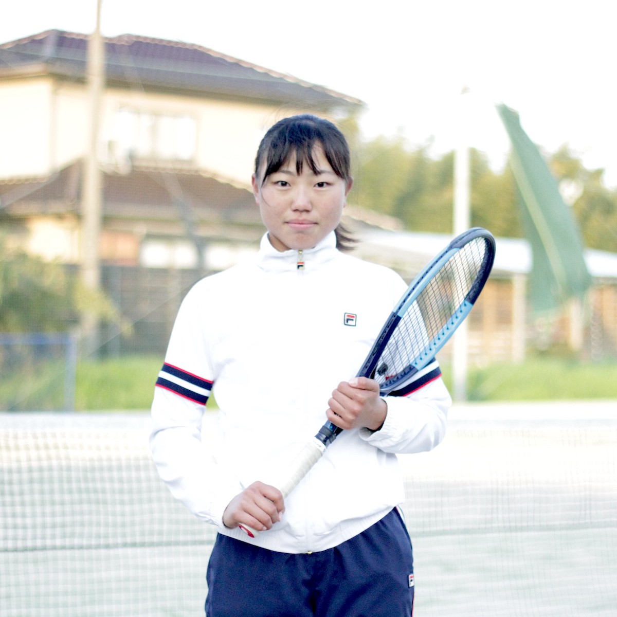 福徳学院高校テニス部　秦芽生（１年）　file.253