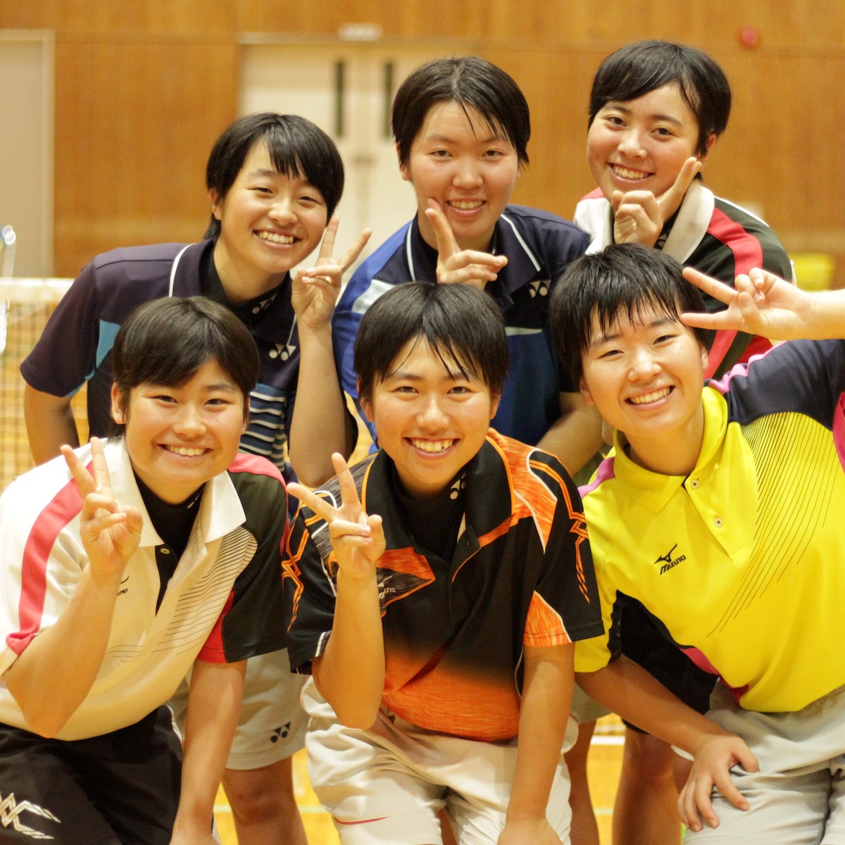 ソフトテニス女子　夏の全国総体に向けて自主練に励む明豊高校