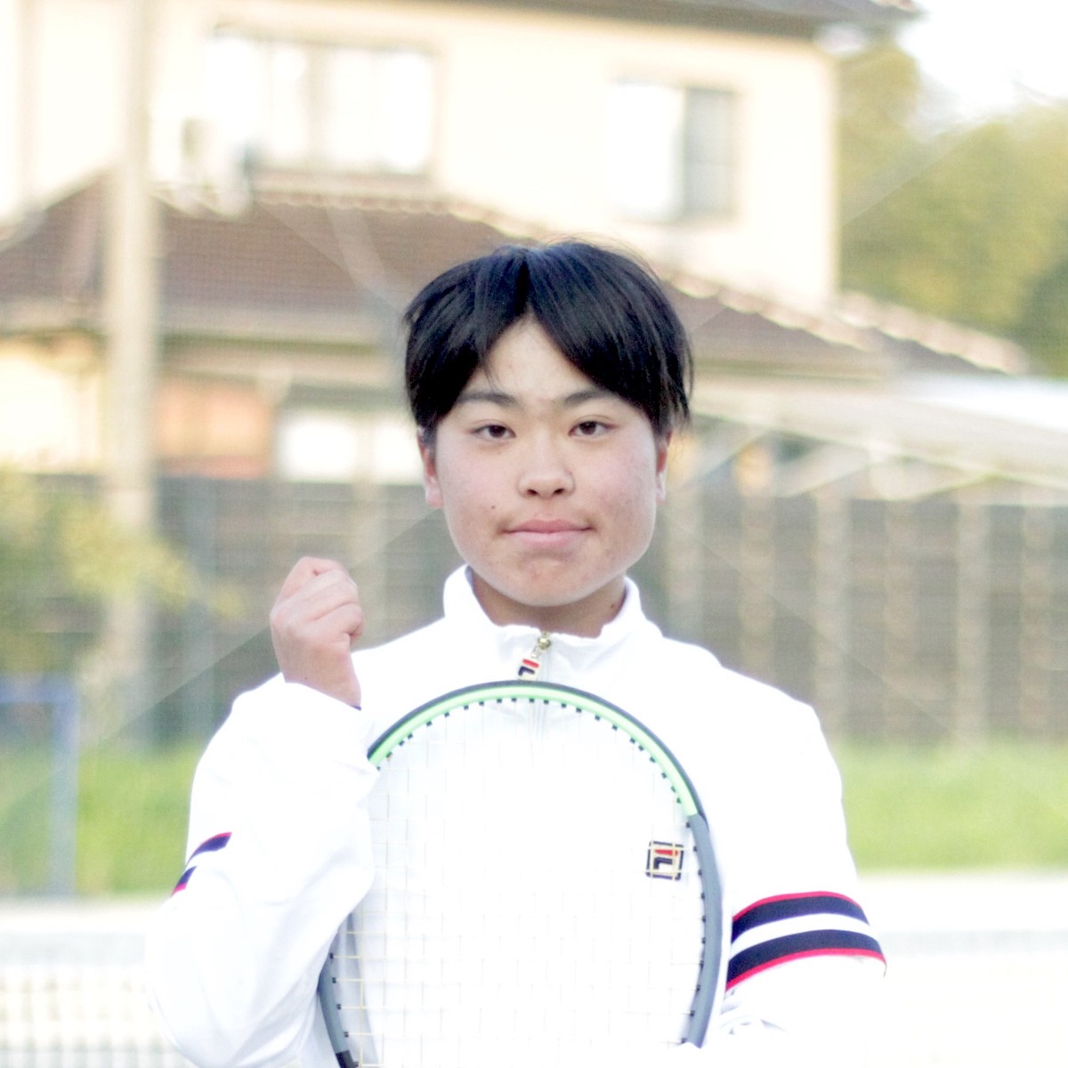 福徳学院高校テニス部　染矢美来（１年）　file.257
