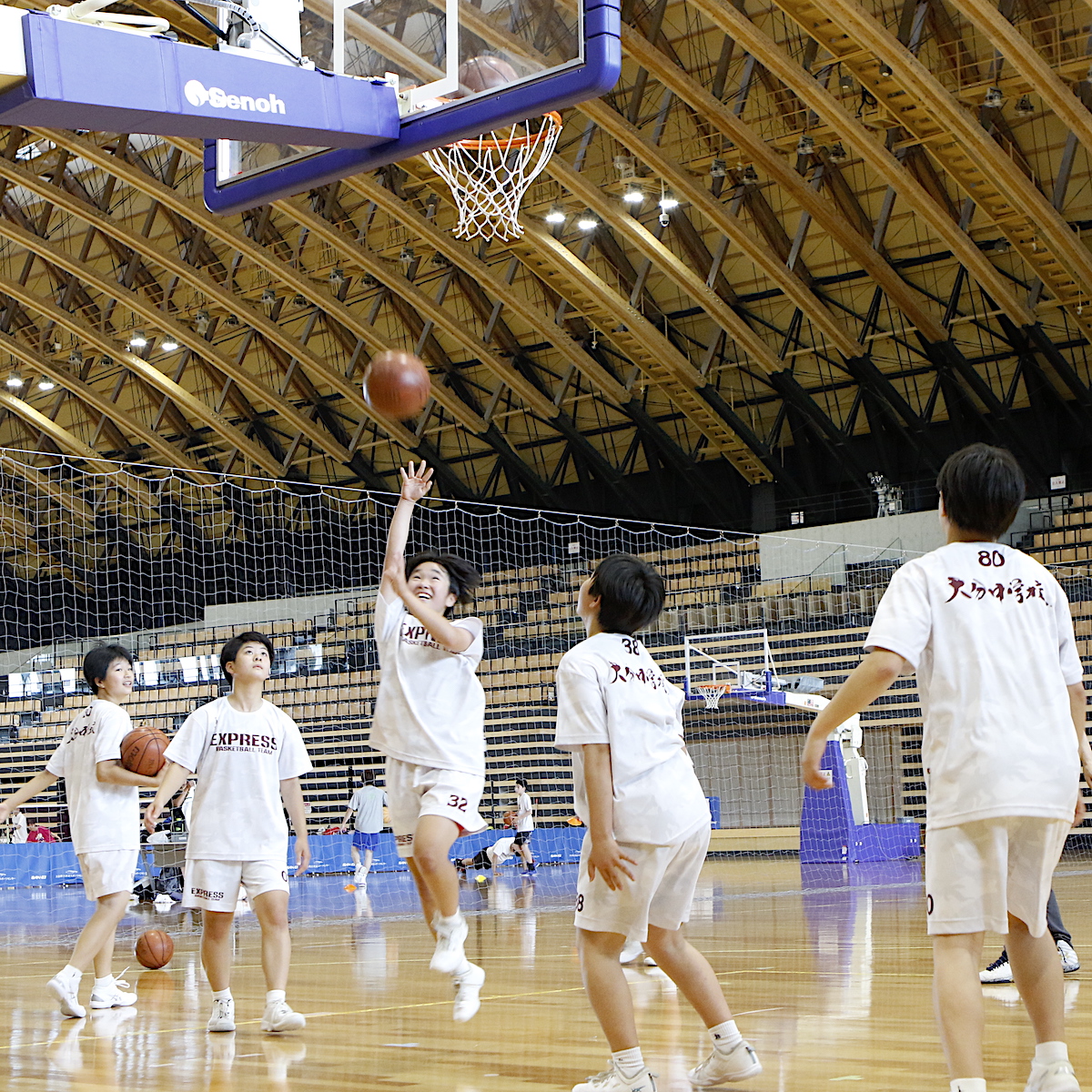 大分中学女子バスケ部　勝負強さのある４代目、高校で雪辱誓う