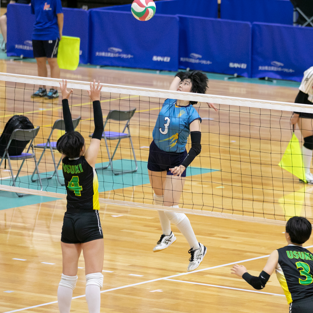 #スポーツのチカラ　県高校総体　バレーボール女子　３年生が支える大分商業の底力
