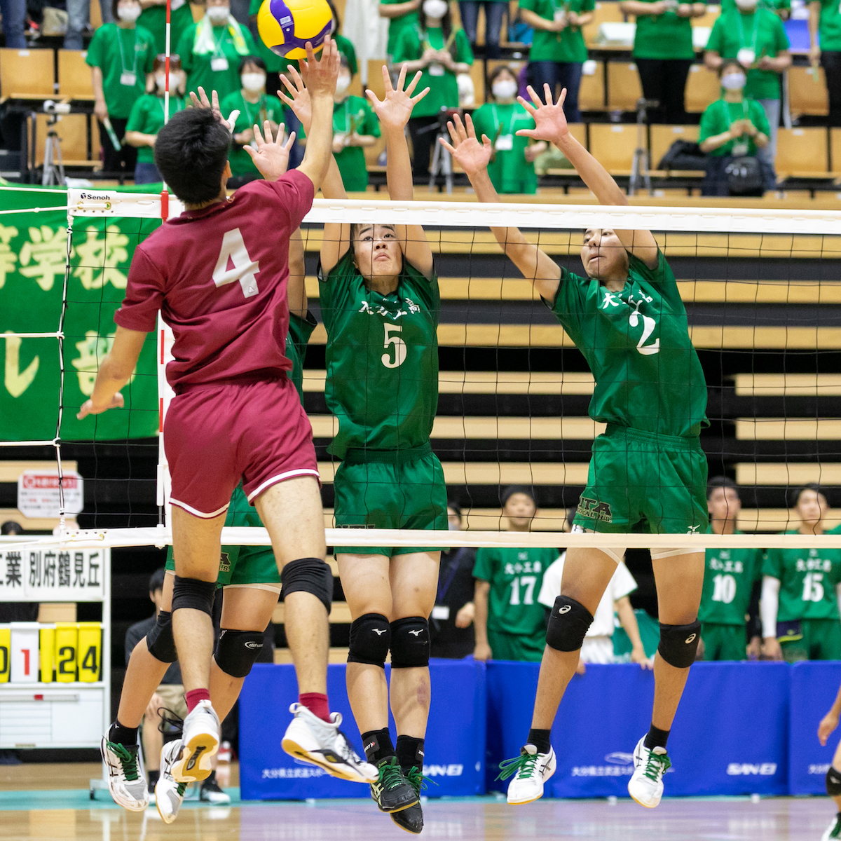 #スポーツのチカラ　県高校総体　バレーボール男子　チームの底上げを図った大分工業