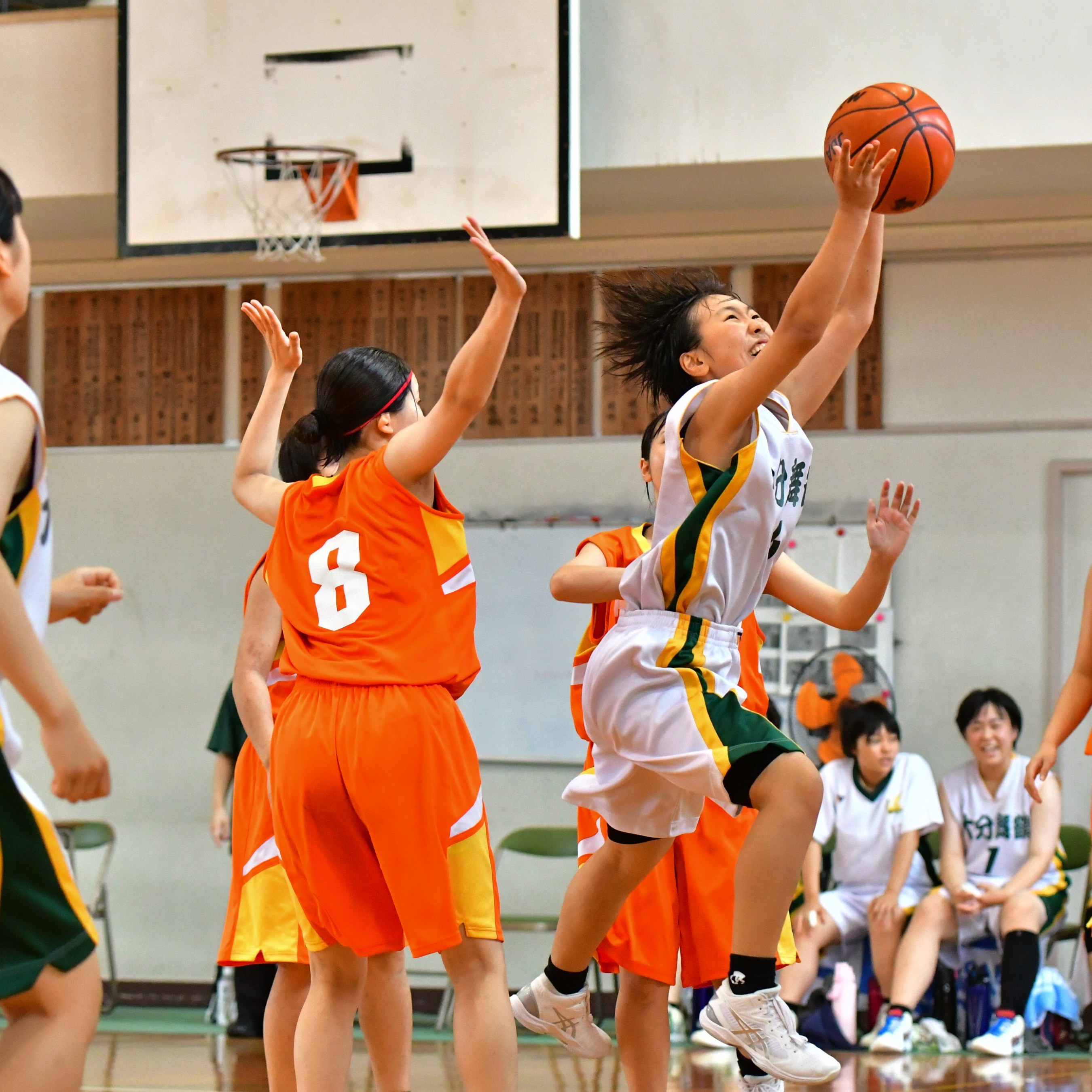 バスケ女子　ウインターカップ県予選１次ラウンド突破の注目校　全員バスケで勝ち上がった大分舞鶴
