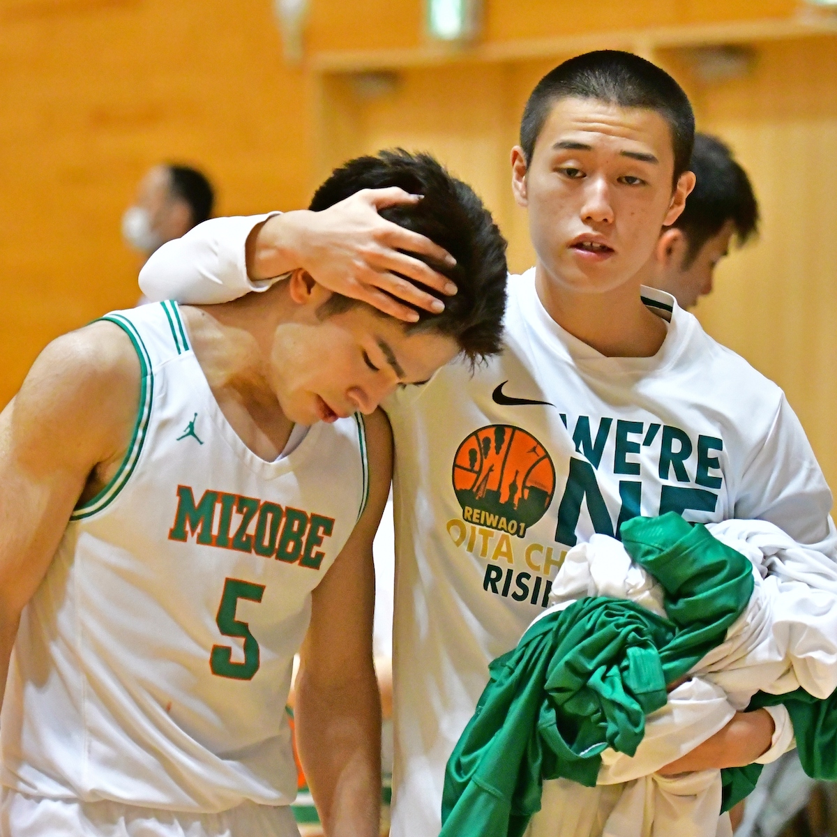 敗者の涙①　全国高校バスケットボール選手権（ウインターカップ）男子県予選　別府溝部学園　２年間の県内無敗記録の終わり