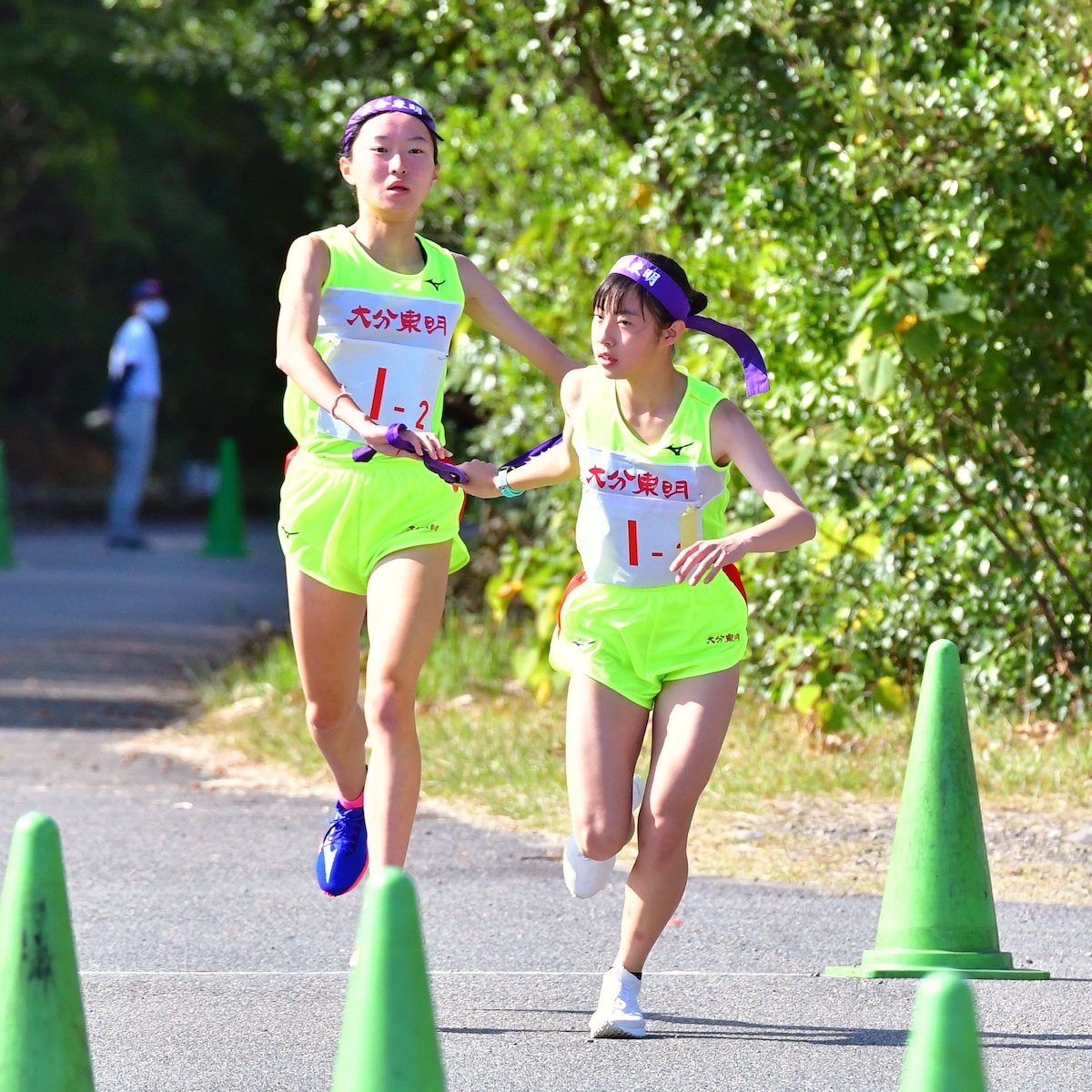 県高校駅伝競走大会（女子）　全区間で区間賞、大分東明が完全優勝で６連覇