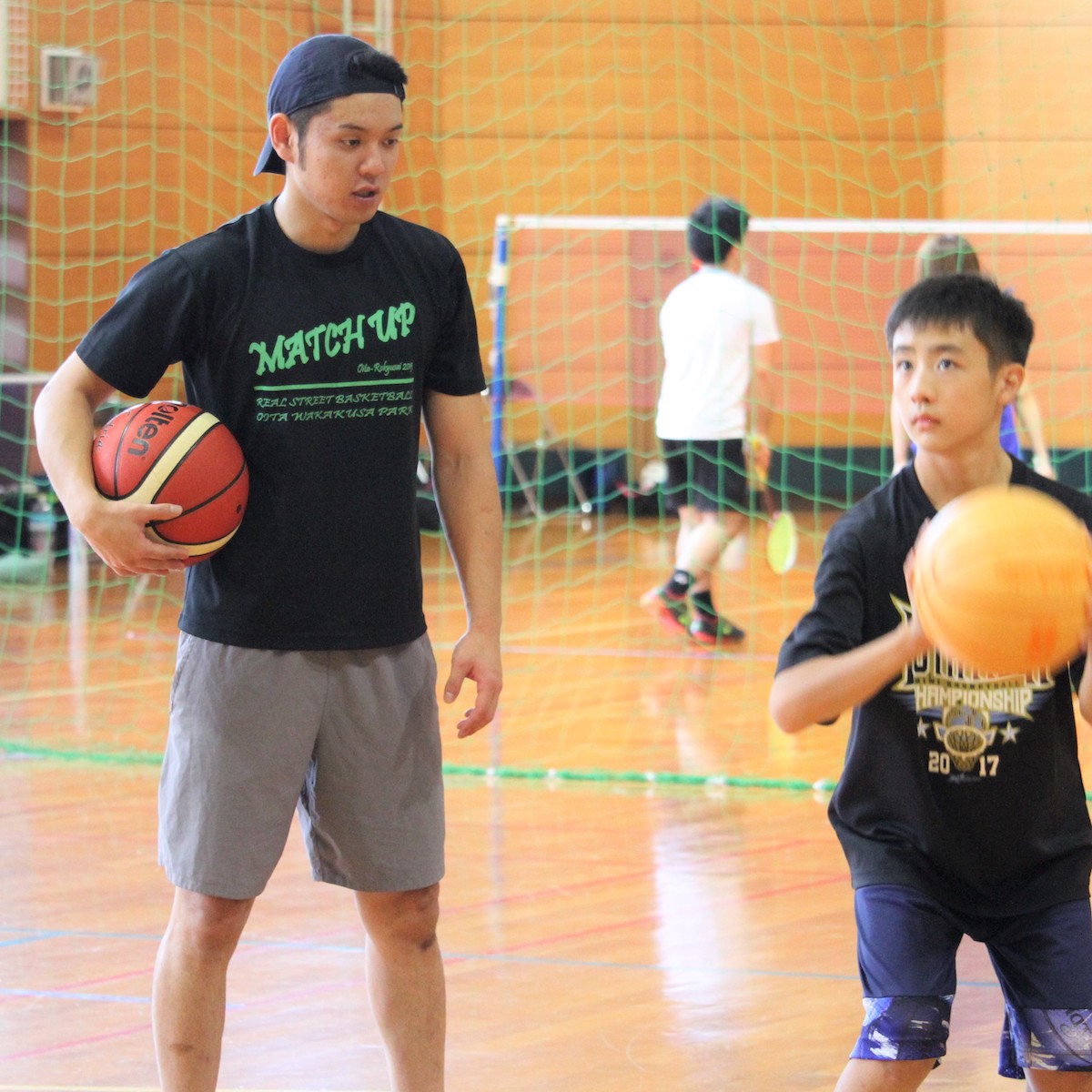 県内初のバスケスクール　個人スキルを伸ばす
