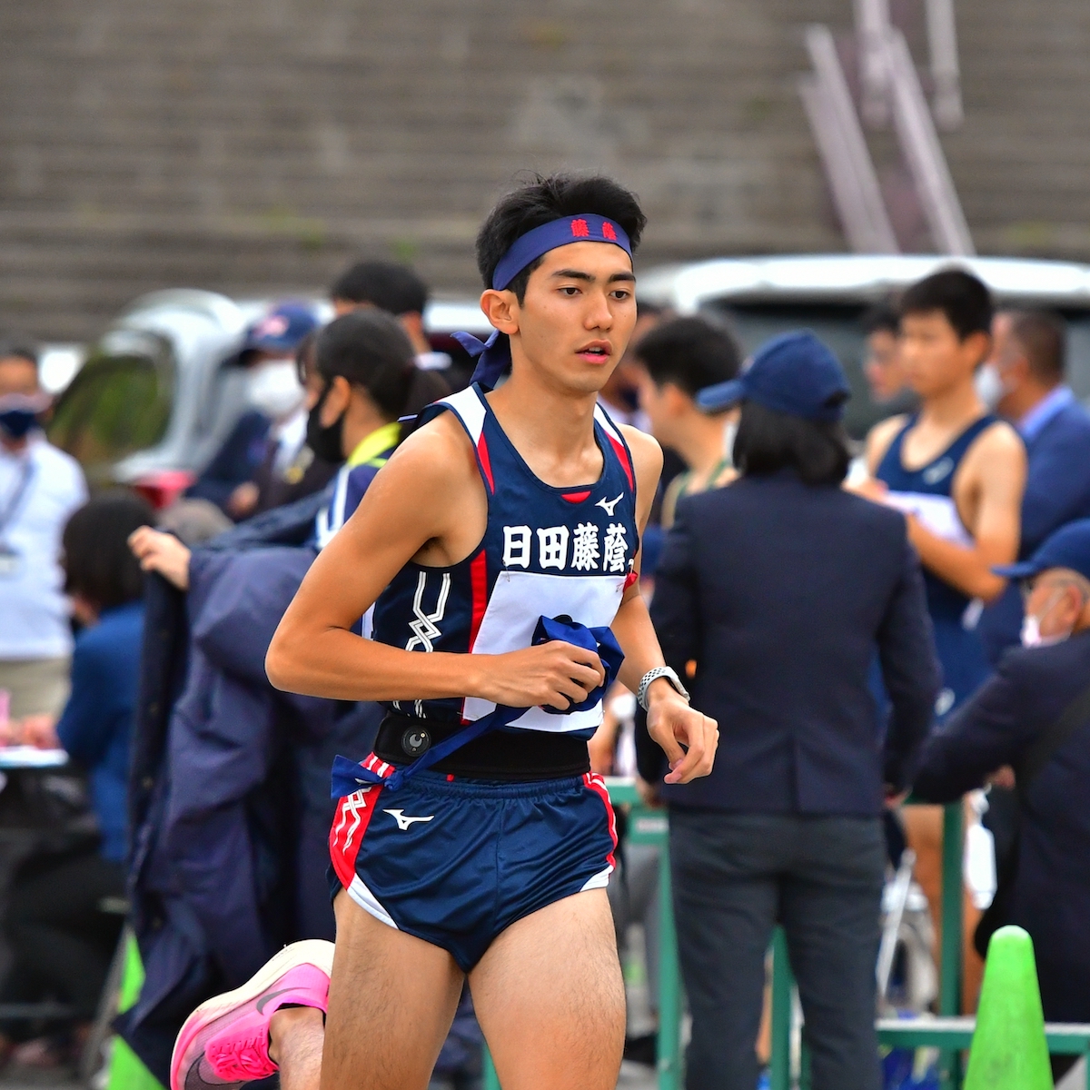 コロナ禍の高校３年生たち① 　陸上男子　佐藤主理（藤蔭）　監督との約束を果たしたラストラン
