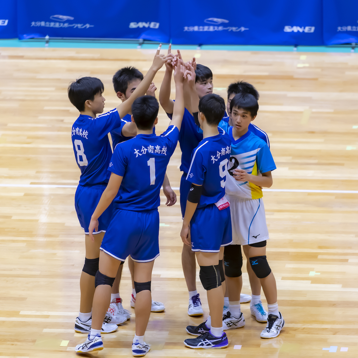 全国大会冬の陣⑩　バレー男子　大分南　２枚エースにプラスアルファで勝利を目指す