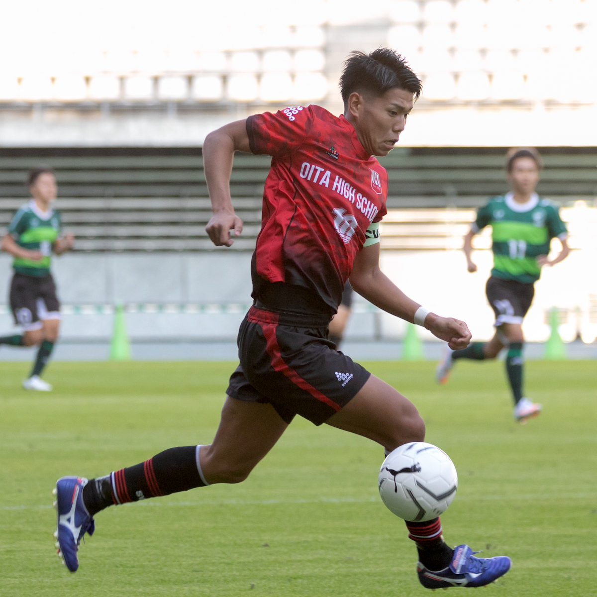 スター候補生インタビュー⑤　サッカー　堤聖司（大分高校３年）「どんな形でもいい。泥くさくゴールを狙う」