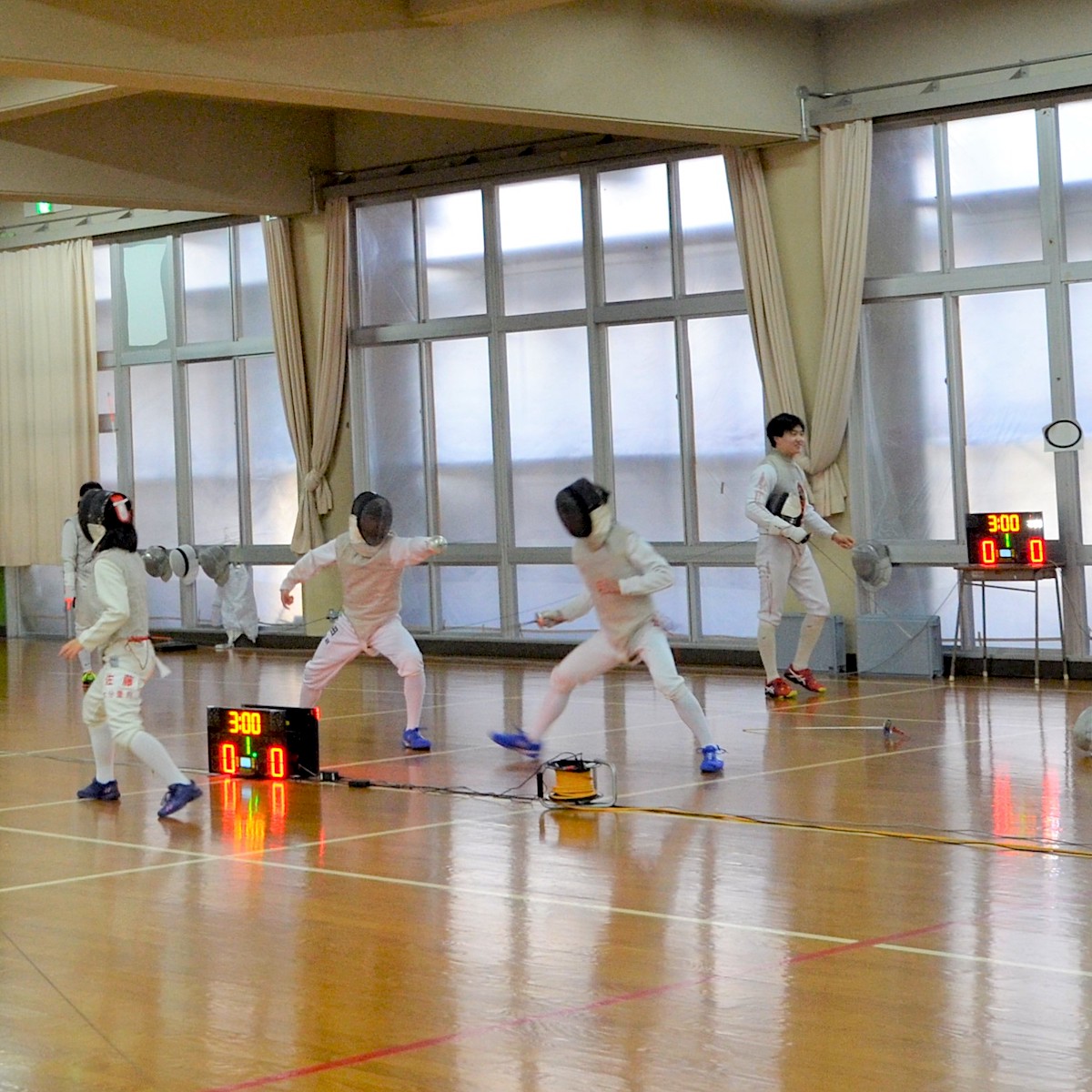 フェンシング男子　大分豊府　全九州高校選抜大会に向けてメンタル強化