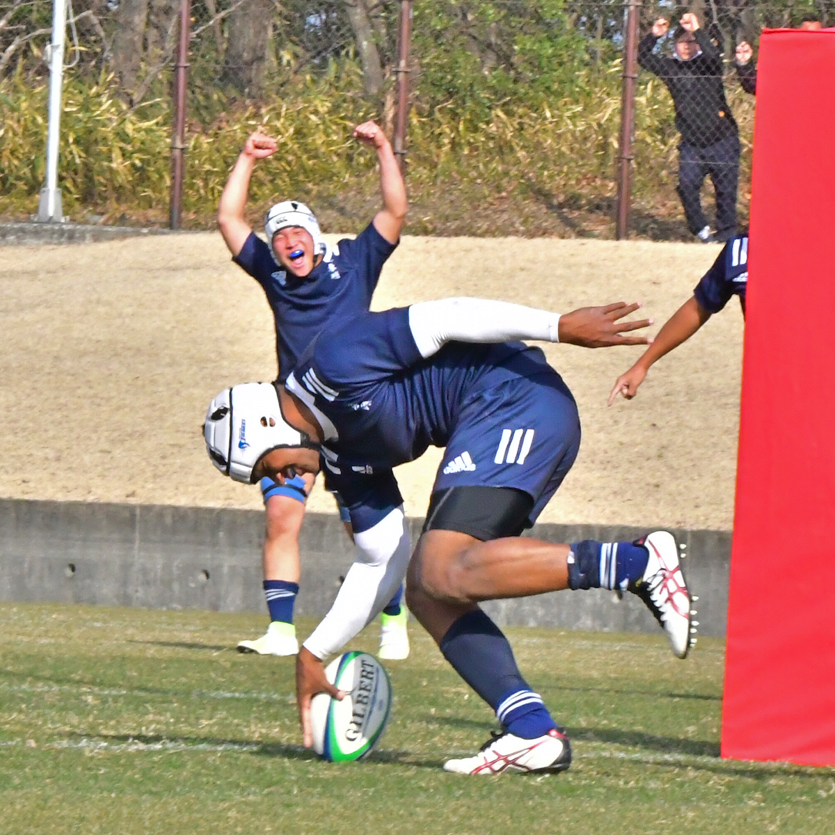 県高校新人大会　ラグビー　大分東明が３連覇　運も実力、必然の勝利
