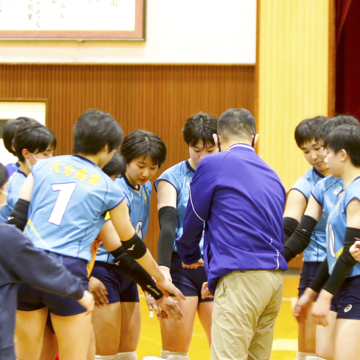 県高校新人大会　バレー女子　大分商業　敗れたことで見えた優勝への道筋