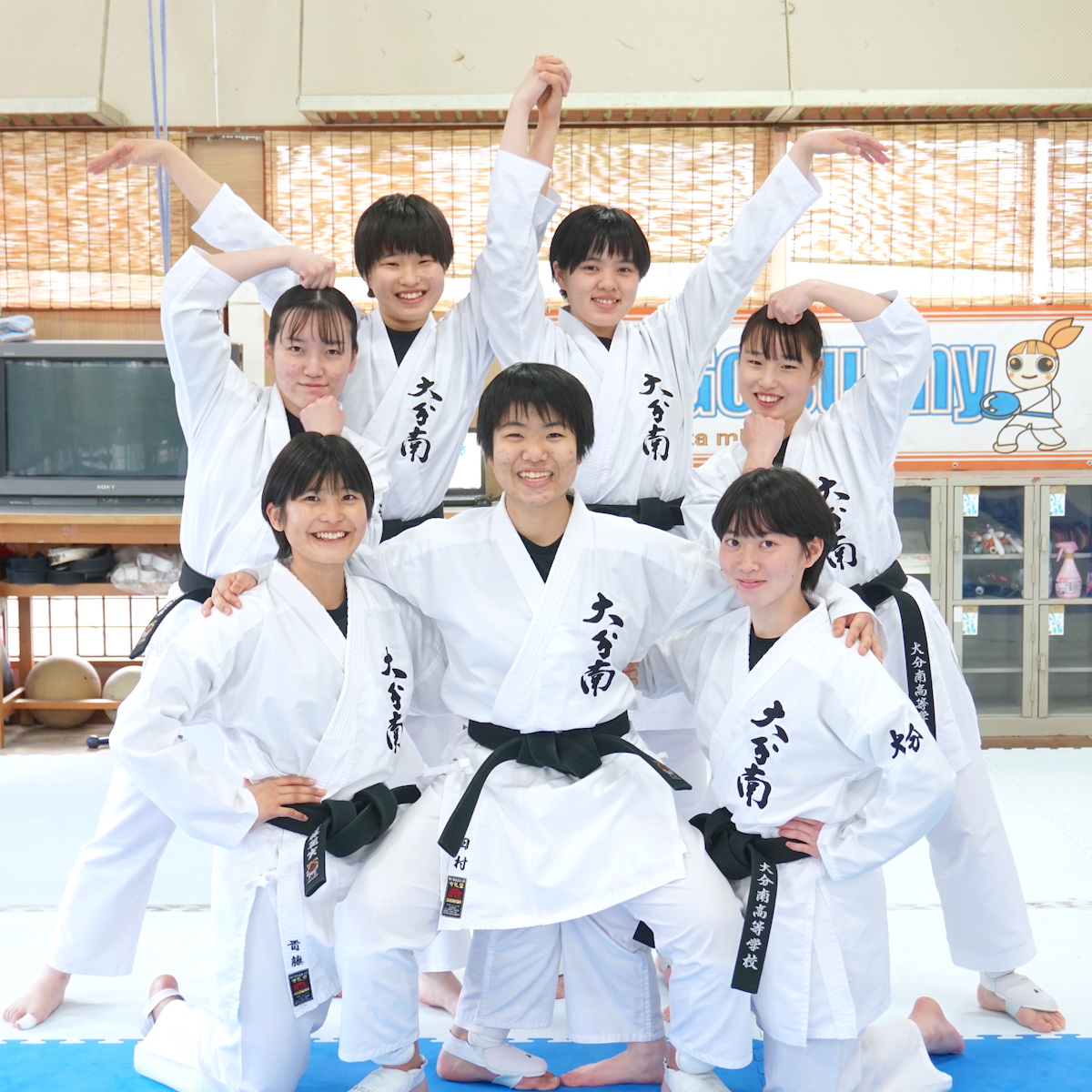 空手道女子　集中力と平常心、そして大分南の誇りを持ってベスト８が目標