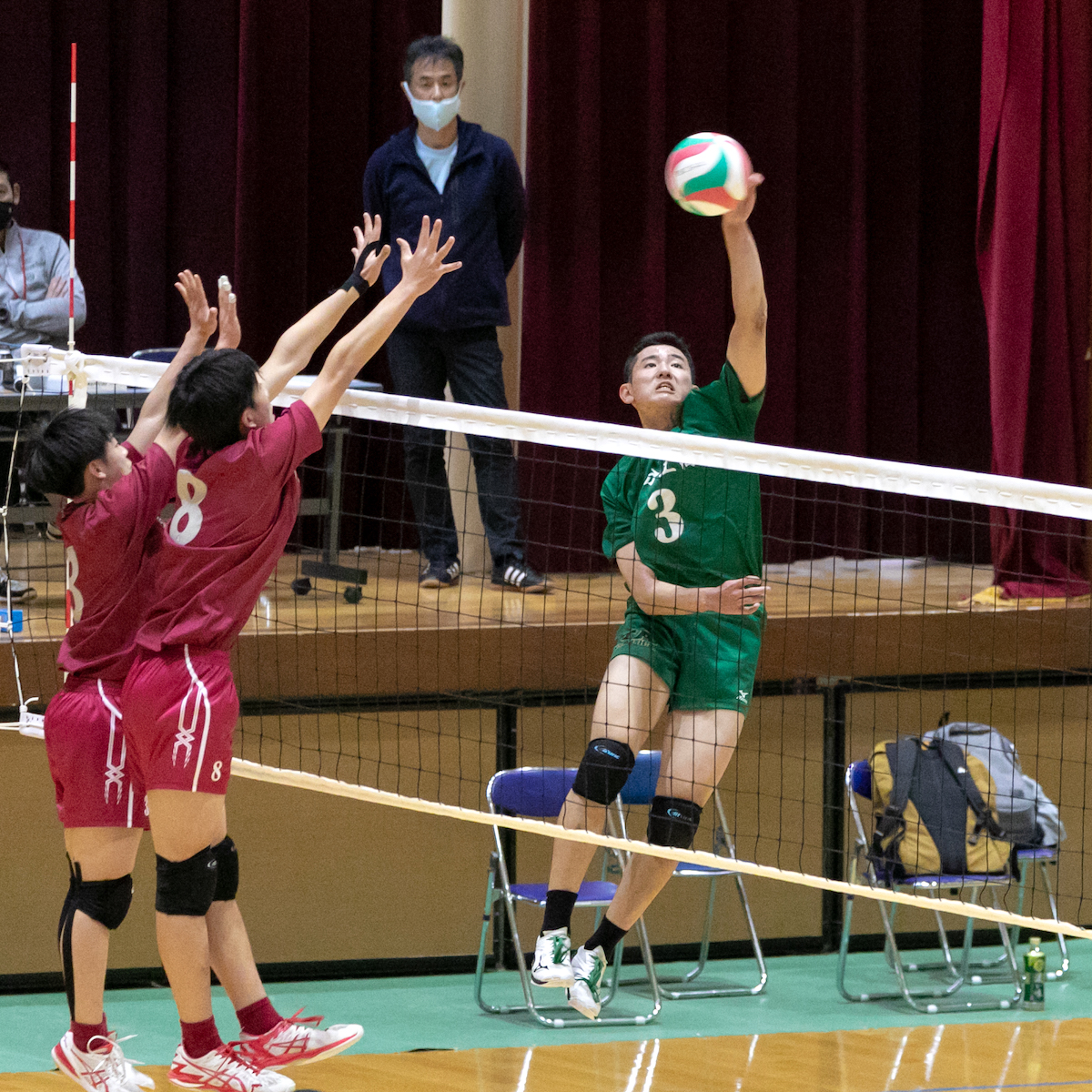 バレーボール男子　盤石の大分工業が優勝