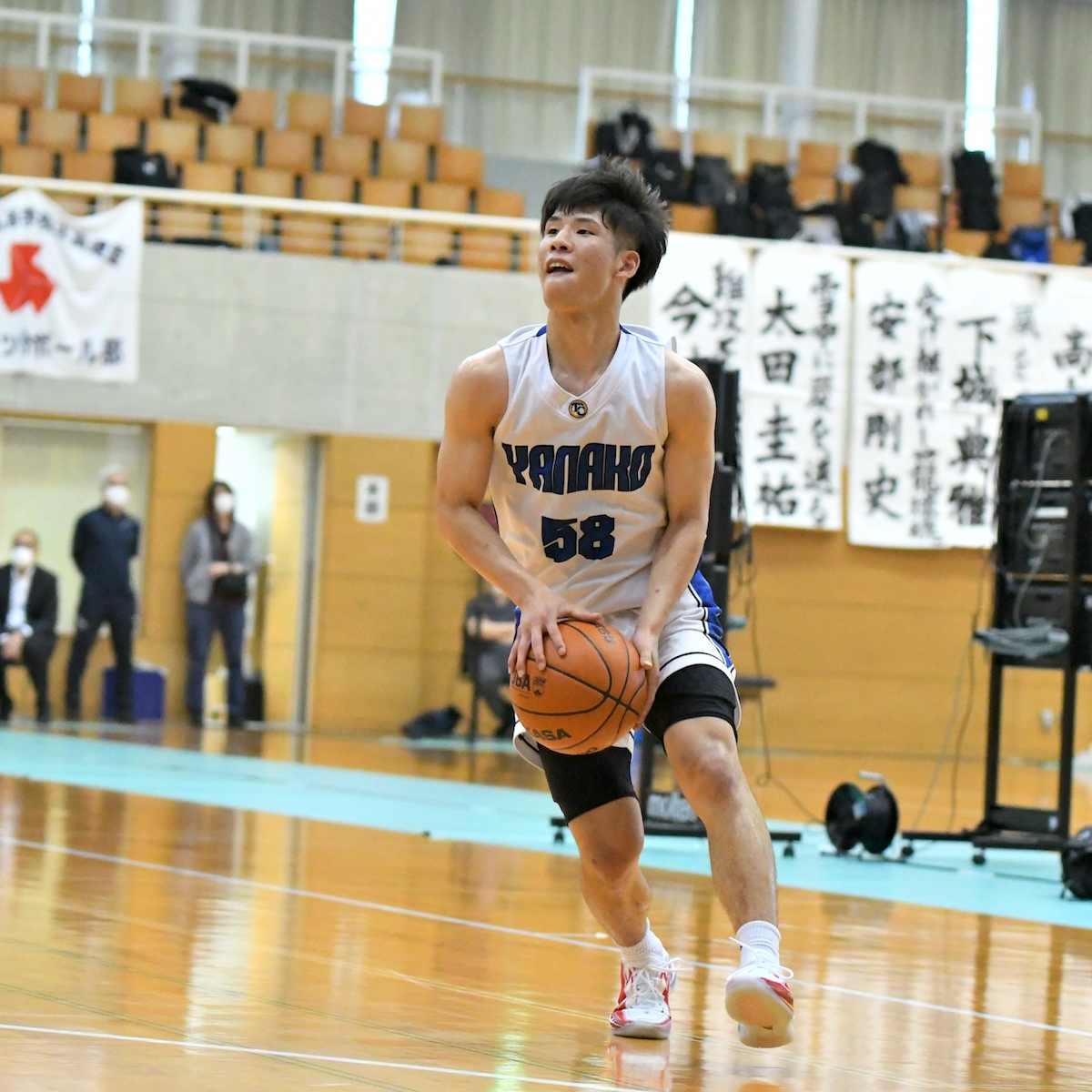 県高校総体　バスケットボール男子　県内無敗を続ける柳ケ浦が優勝