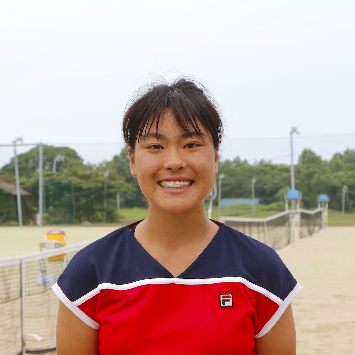 福徳学院高校テニス部　染谷美来（３年）　file.390