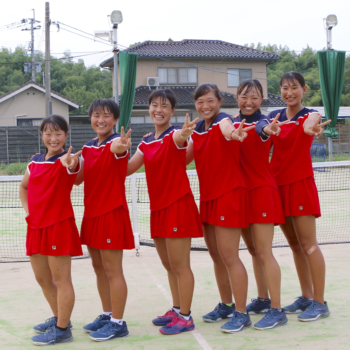 夏の主役たちvol.５　テニス女子　気持ちも技術も急ピッチで仕上げる福徳学院