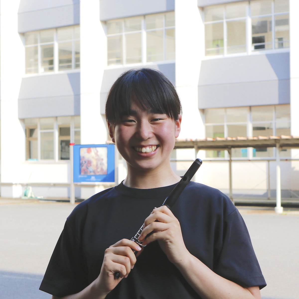 大分豊府高校吹奏楽部　河津成美（３年）　file.414